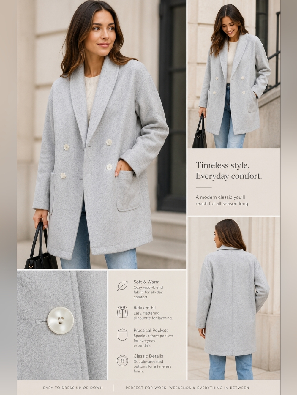 Pure Jill Coat - size S